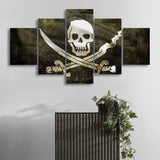 tableau d’un drapeau de pirate
