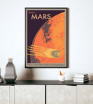 tableau affiche explore mars