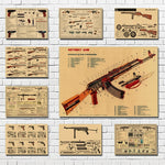 Cadre retro fusil de chasse