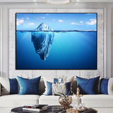 tableau montagne sur la mer
