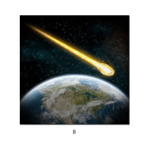 tableau météorites jaune