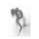 tableau minimaliste femme fusain