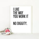 tableau I Like The Way You Work It