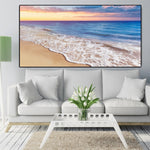 tableau plage très calme