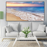 tableau plage très calme