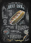 Affiche hot dog