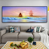 tableau nature bateau