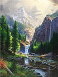 tableau grande cascade d’eau