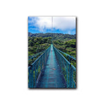 tableau route dans la jungle