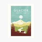 tableau peinture glacier