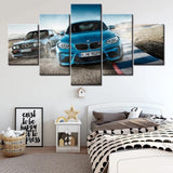 tableau BMW bleue