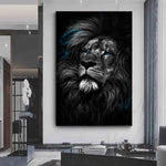 tableau magique d’un lion