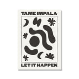Tame Impala Abstract Color Print Quote Poster Music Song 