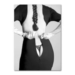 tableau noir et blanc talon noir