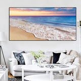 tableau plage très calme