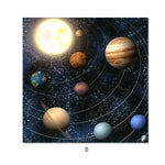 tableau météorites jaune
