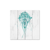 Ocean Nursery Wall Art Canvas Painting Blue Sea Life 