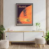 tableau affiche explore mars