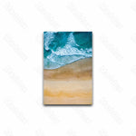 tableau plage vu du dessus