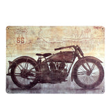Plaque Car Motorcycle Vintage Metal Tin Signs Biker DAD 