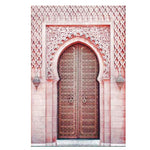 Cadre vintage maroc porte rose