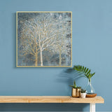tableau peinture arbre sans feuille