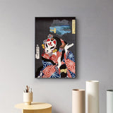Japanese Vintage Geisha Traditional Personality Color Canvas