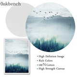 tableau foret nordique