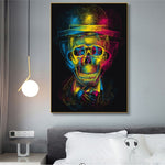 tableau Skull Gentleman