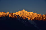 tableau photo montagne et nuages