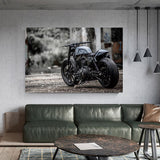 Cool Custom Heavy Bike Modified Motorcycle Canvas Painting 