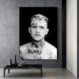 tableau Lil Peep fond noir