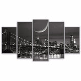 tableau New York en noir et blanc