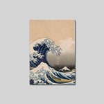 tableau vintage vague japonaise