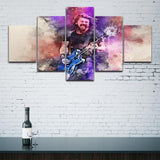 tableau guitariste en concert
