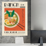 Cadre ramen fond orange