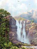 tableau grande cascade d’eau