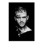 tableau Lil Peep fond noir