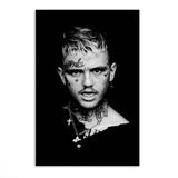 tableau Lil Peep fond noir