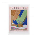 Affiche vogue rose