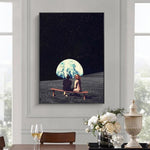 tableau grand pont dans l’espace