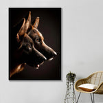 tableau photo berger allemand