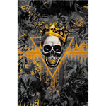 tableau Skull Golden