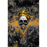 tableau Skull Golden