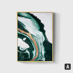 tableau peinture abstraite moderne plage