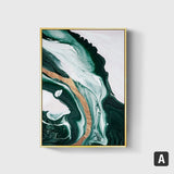 tableau peinture abstraite moderne plage