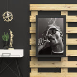 tableau de Snoop Dogg qui fume