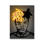 tableau Travis Scott cheveux bleus
