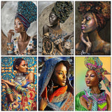 Affiche africaine de profil