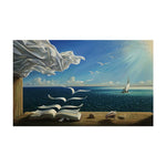 tableau livre en face de la mer